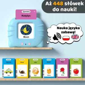 Czytnik kart Uczuś - nauka polskiego i angielskiego w jednym! (448 słówek polsko-angielskich)